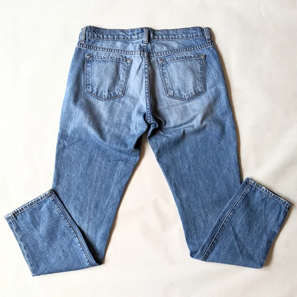 J BRAND Medium Wash Distressed Straight Leg Jeans - Picture 3 of 8